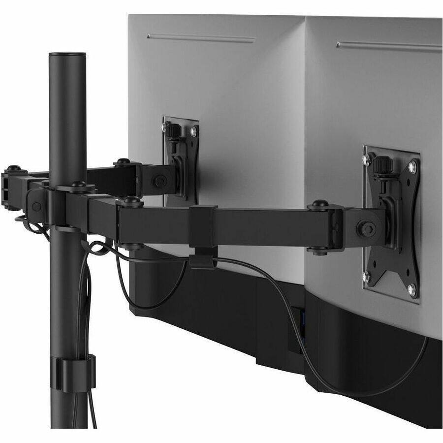 Alt View 7. SIIG Inc - SIIG Dual Monitor Articulating Desk Mount - Fits 13" to 32" monitors - Max Load 19.8 lbs each - VESA Plate - Black.