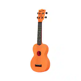 Kala - Brand Music Co Waterman Recycled Matte Sunset Orange Soprano Ukulele