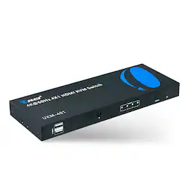 Orei - 4K@60hz 4-port HDMI KVM Switch-UKM-401 - Black
