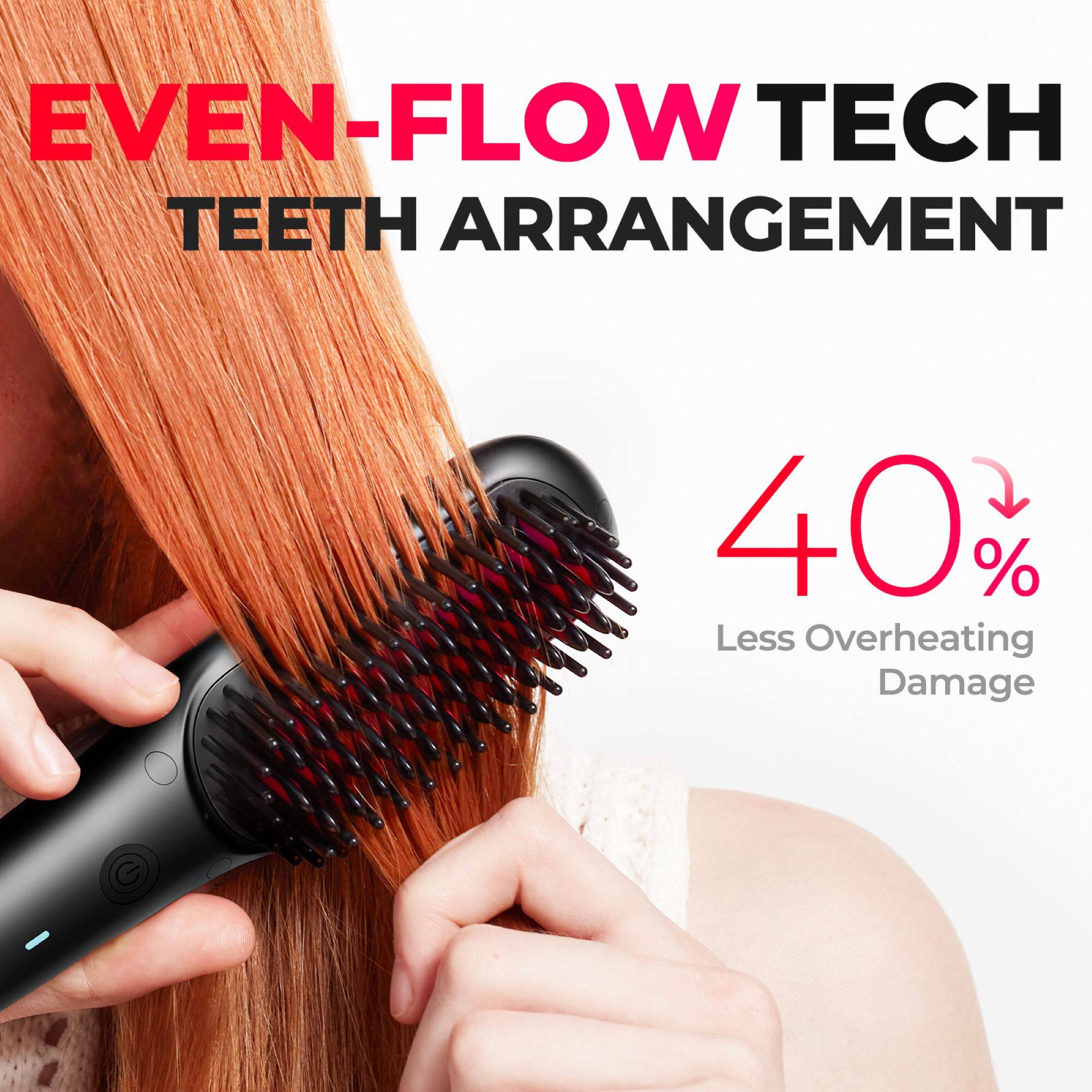 EVEN-FLOW TECH  
TEETH ARRANGEMENT  
40% Less Overheating Damage