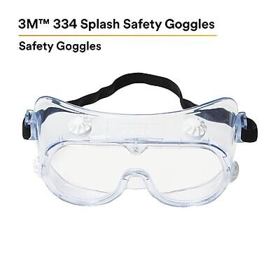 3M™ 334 Splash Safety Goggles  
Safety Goggles
