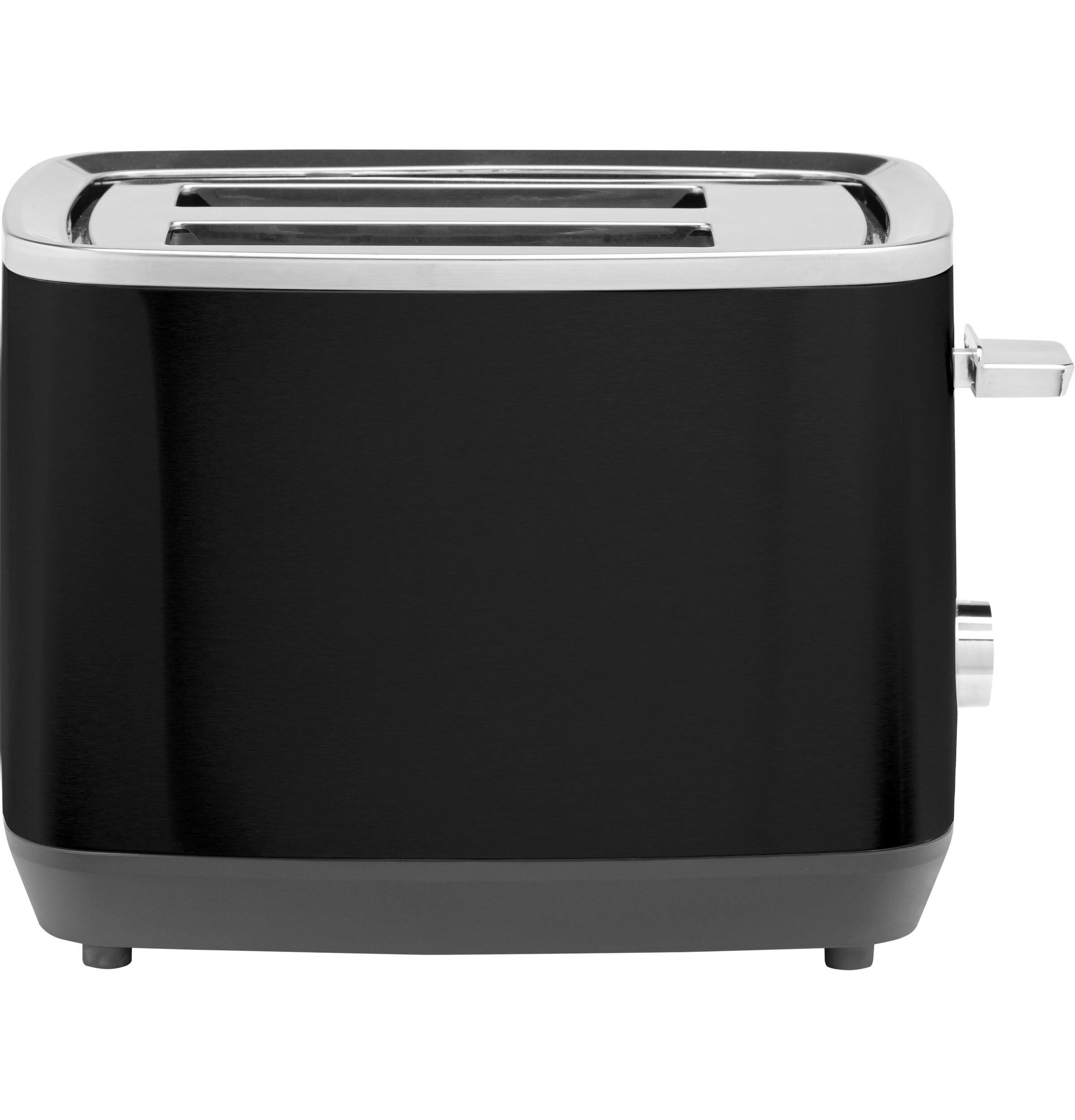 Alt View 11. GE - 2-Slice Toaster with 7 Shade Settings and Extra Wide Slots - Onyx Black.