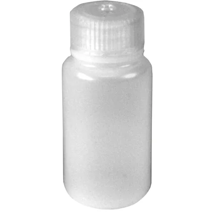 Front. Nalgene - Nalgene HDPE Plastic Wide Mouth Storage Bottle - 2 oz. - Clear.