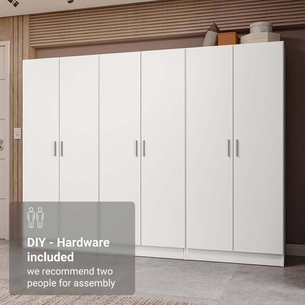 DIY - Hardware included  
we recommend two people for assembly