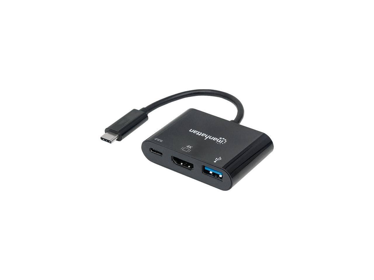 Alt View 5. Manhattan - USB 3.1-C HDMI DOCK CONVERTER.