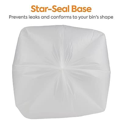 Star-Seal Base  
Prevents leaks and conforms to your bin's shape