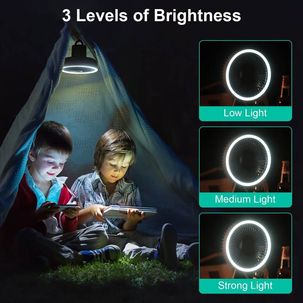 3 Levels of Brightness

Low Light

Medium Light

Strong Light