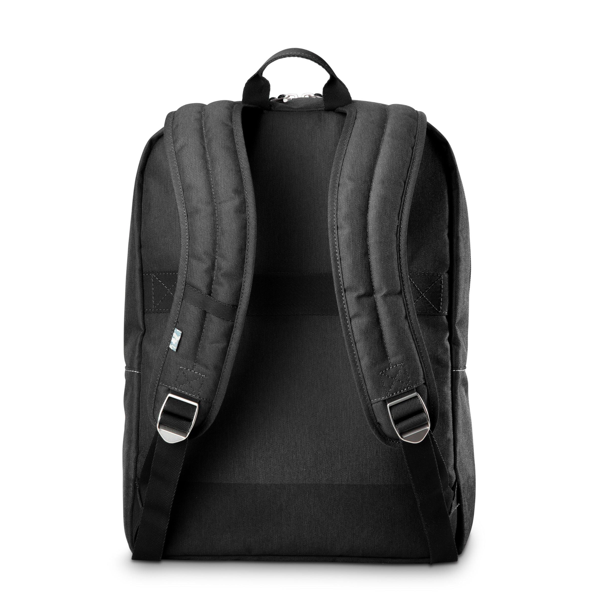 Back. Skyway - Rainier Softside 16L Simple Backpack, Crater Black - Crater Black.