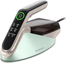 Newbealer - Smart Steam Iron,1500W Turbo Steamer for Clothes,Adjustment Steaming & Dry Ironing,Burst of Steam,Auto-Off,Self-Cleaning - Green