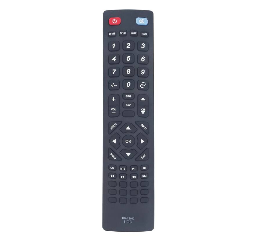 VINABTY New RM C3012 Replaced Remote Control Fits for JVC TV LT 42UE75 ...