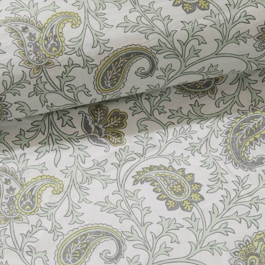 Alt View 5. Gracie Mills - Gracie Mills Singleton 9-Piece Cotton Percale Comforter Set with Paisley Print - Sage Green.