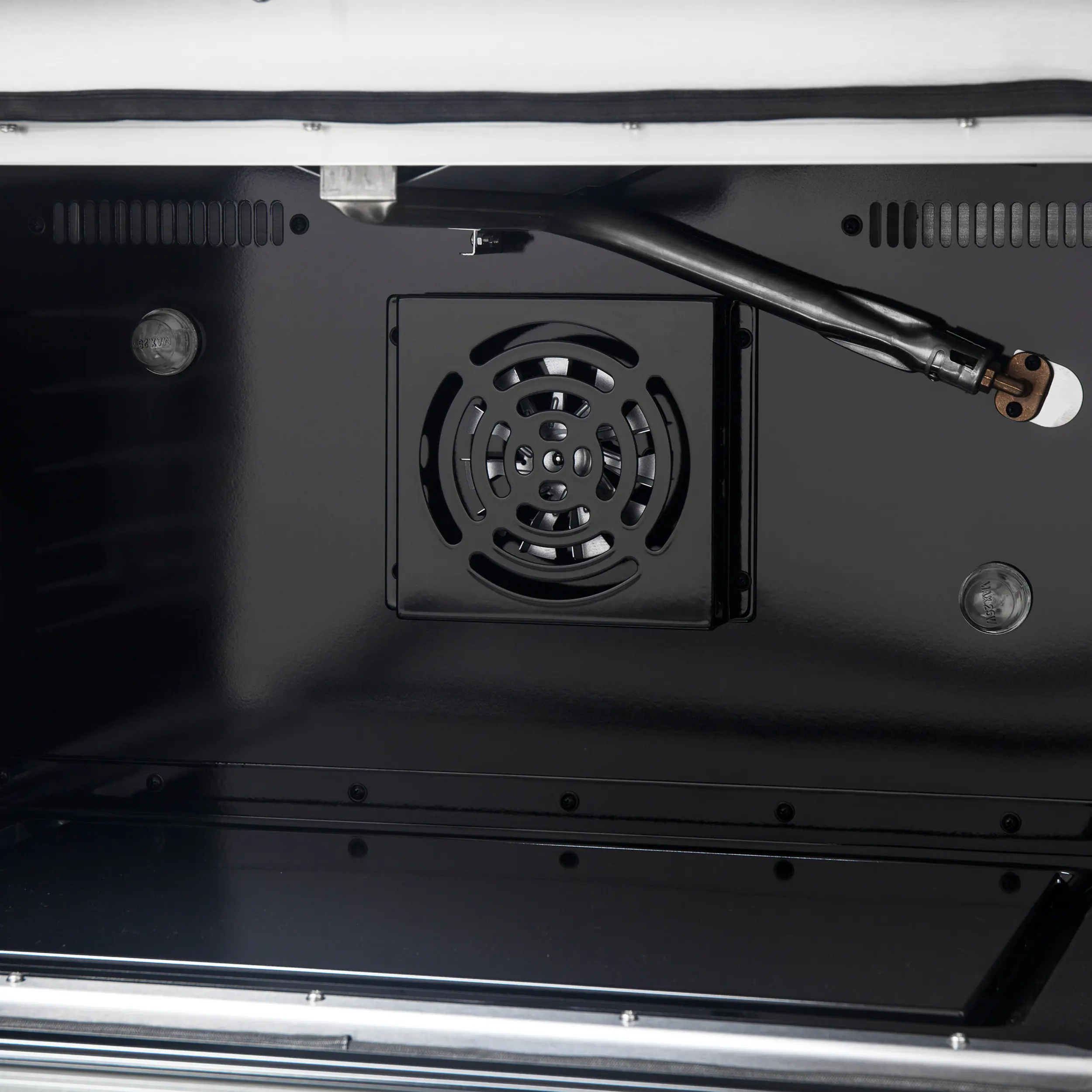 Alt View 10. Forno Appliances - Galiano 5.36 Cu. Ft. Freestanding Gas Range with Convection Oven - Black.