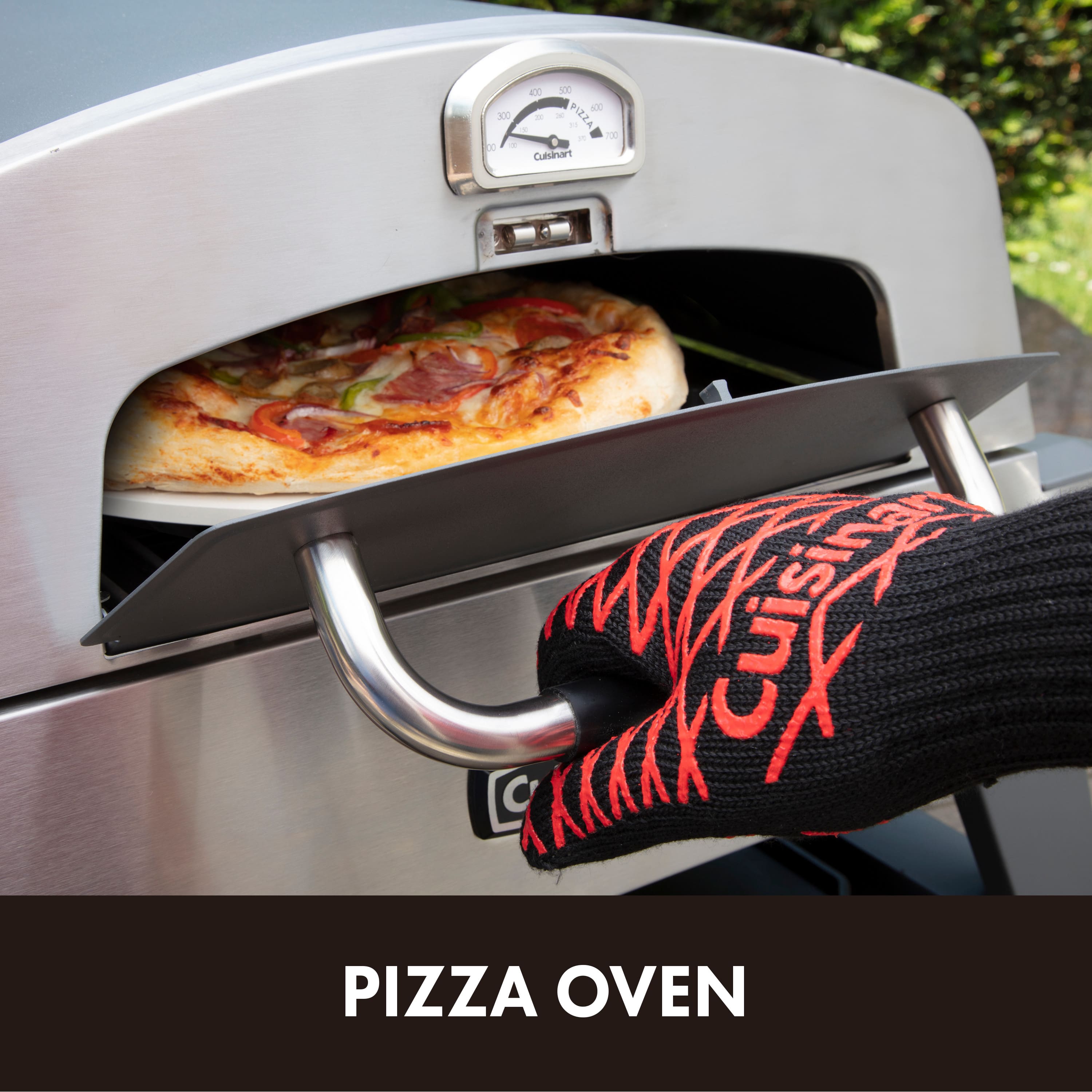 Cuisinart – 3-in-1 Pizza Oven Plus – Gray Sansujyuku sansujyuku.com