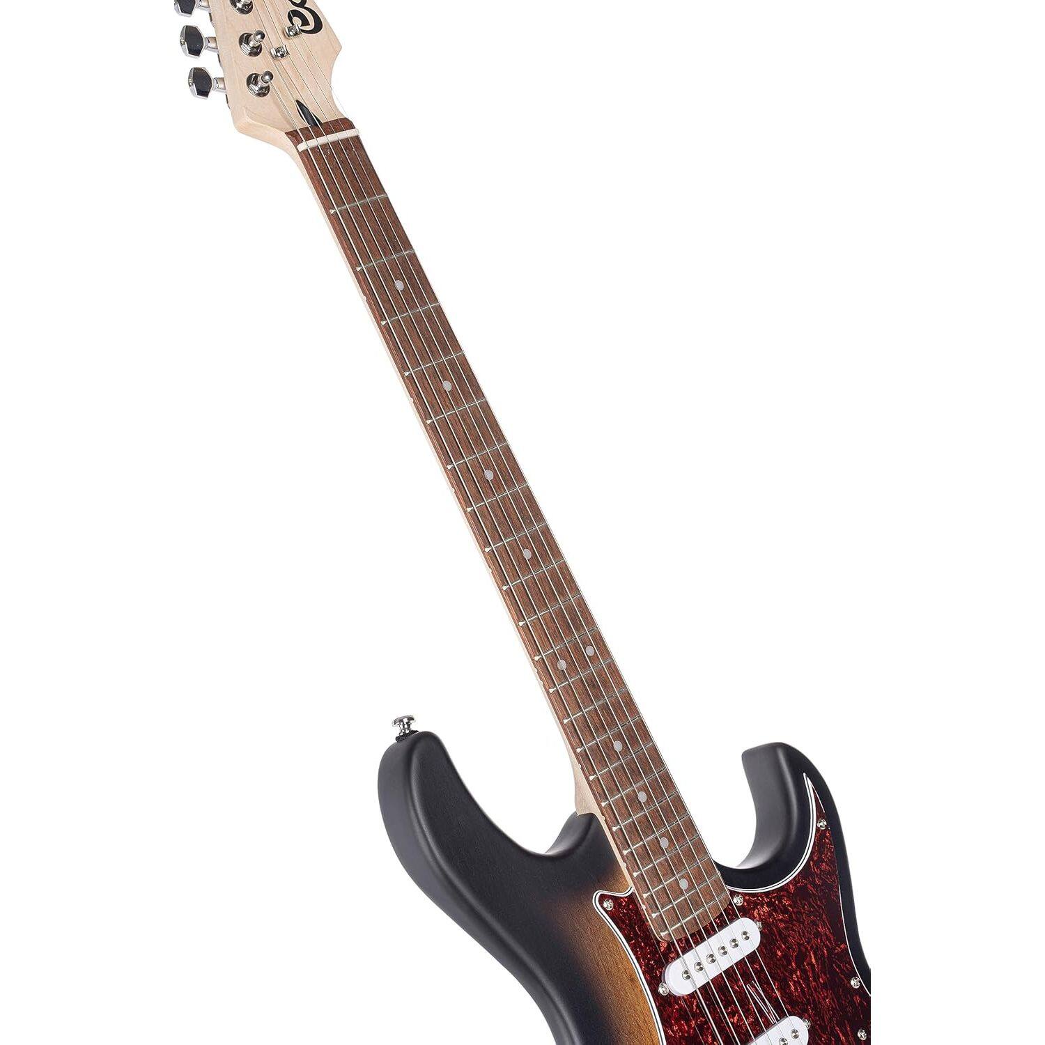 Alt View 5. Cort - Cort G110OPSB G Series Double Cutaway Electric Guitar. Open Pore Sunburst - Open Pore Sunburst.