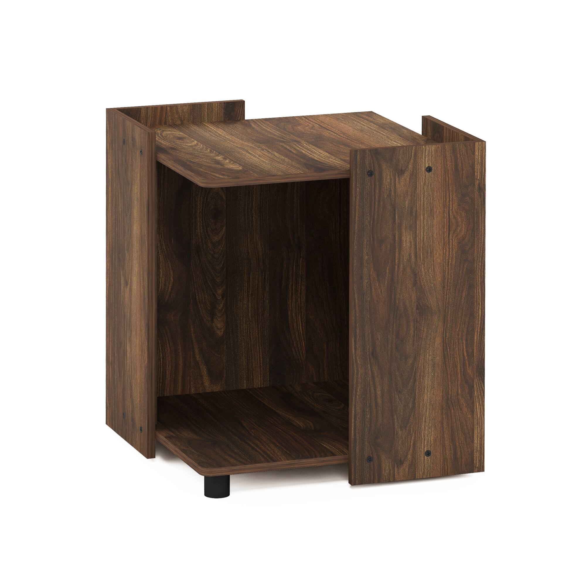 Alt View 2. Furinno - Peli Litter Box Enclosure - Columbia Walnut.