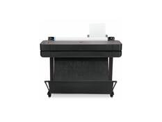 Front. HP - HP DesignJet T630 Large Format 36-inch Plotter Printer with Auto Sheet Feeder, Media Bin & Stand (5HB11D).
