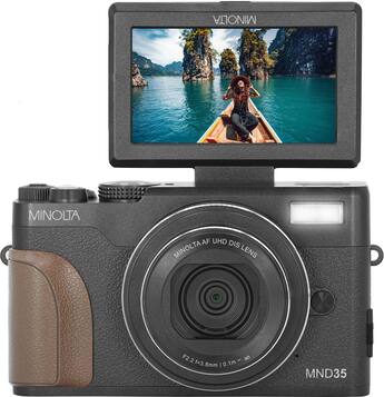 Minolta MND35 64.0 Megapixel 4K Video Digital Camera Black - Best Buy Minolta MND35 64.0 Megapixel 4K Video Digital Camera Black - Best Buy