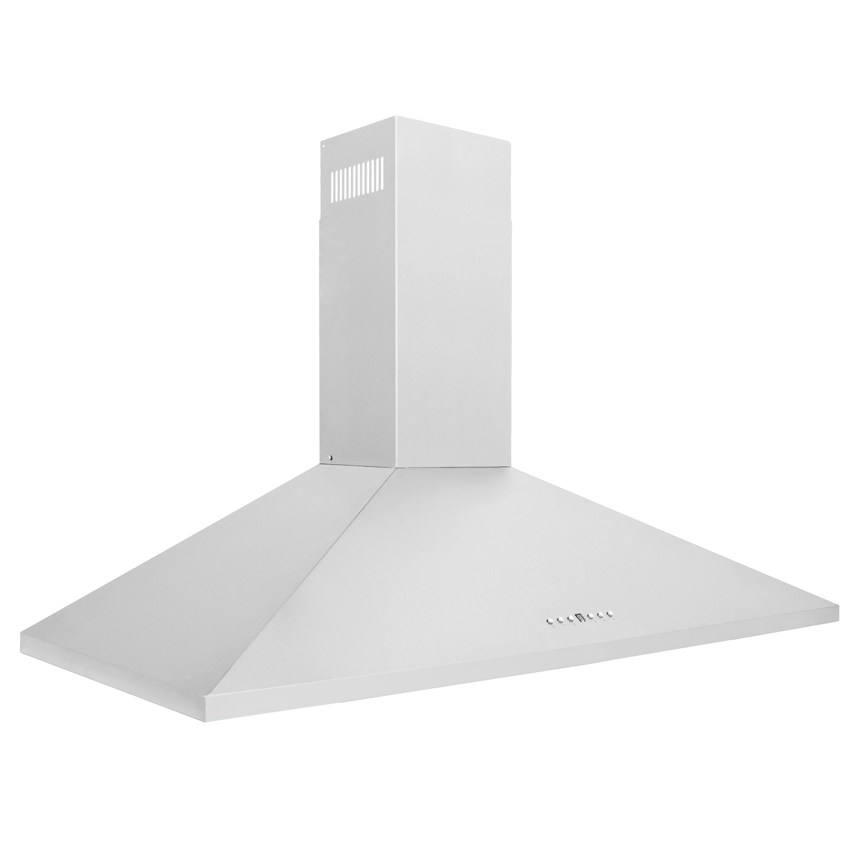 Angle. ZLINE - 42" Externally Vented Range Hood - Stainless steel.