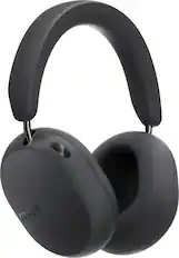 Front. Sonos - Ace Ultra Wireless Over-the-Ear Headphones with Active noise Cancellation - Black.