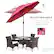 ADJUSTABLE ANGLE
Press the button to tilt the umbrella, avoiding oblique sunlight