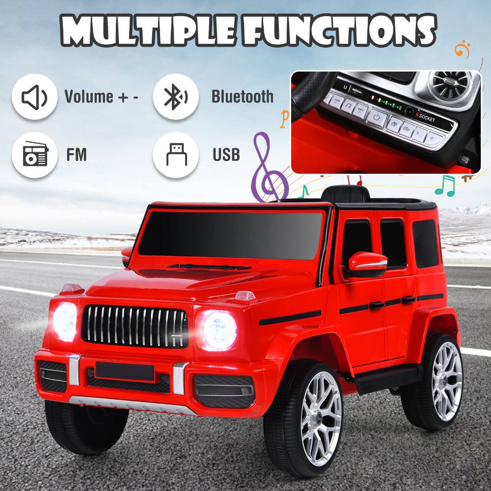 MULTIPLE FUNCTIONS

- Volume + -
- Bluetooth
- FM
- USB