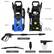 - Handle
- Switch
- Hose Reel
- Cord Holder
- Inlet with Water Filter
- Spray Gun
- Fix Brush
- Lotus Nozzle
- Detergent Bottle