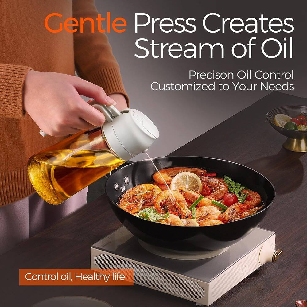 Gentle Press Creates Stream of Oil  
Precision Oil Control Customized to Your Needs  
Control oil, Healthy life