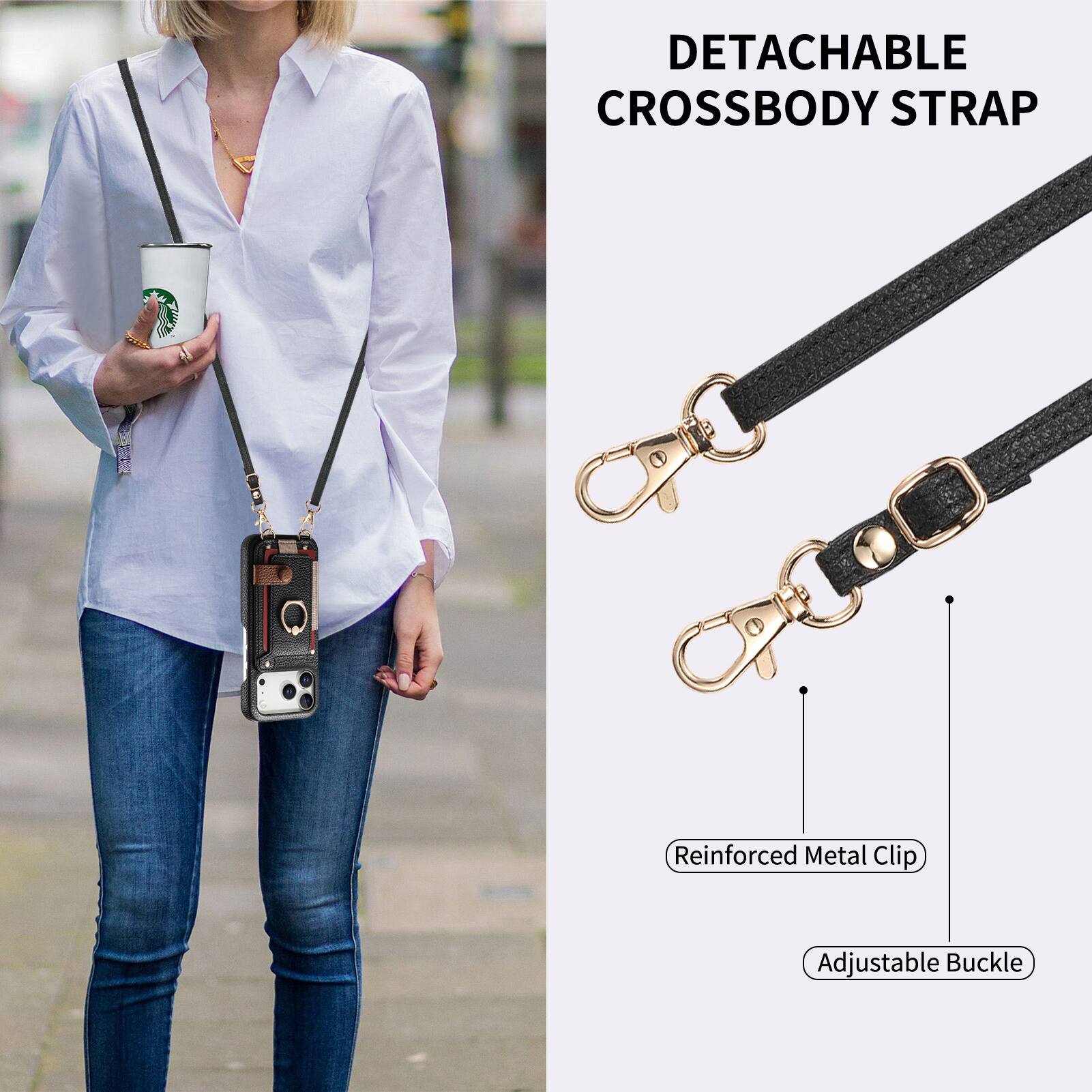 DETACHABLE CROSSBODY STRAP

Reinforced Metal Clip
Adjustable Buckle
