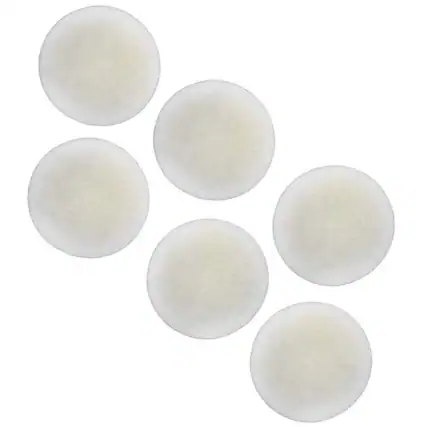 Front. HQRP - Fine Media Filter Pads 6-Pack for Eheim Classic 600 2217 Canister Aquarium Filter Replacement 2616175.