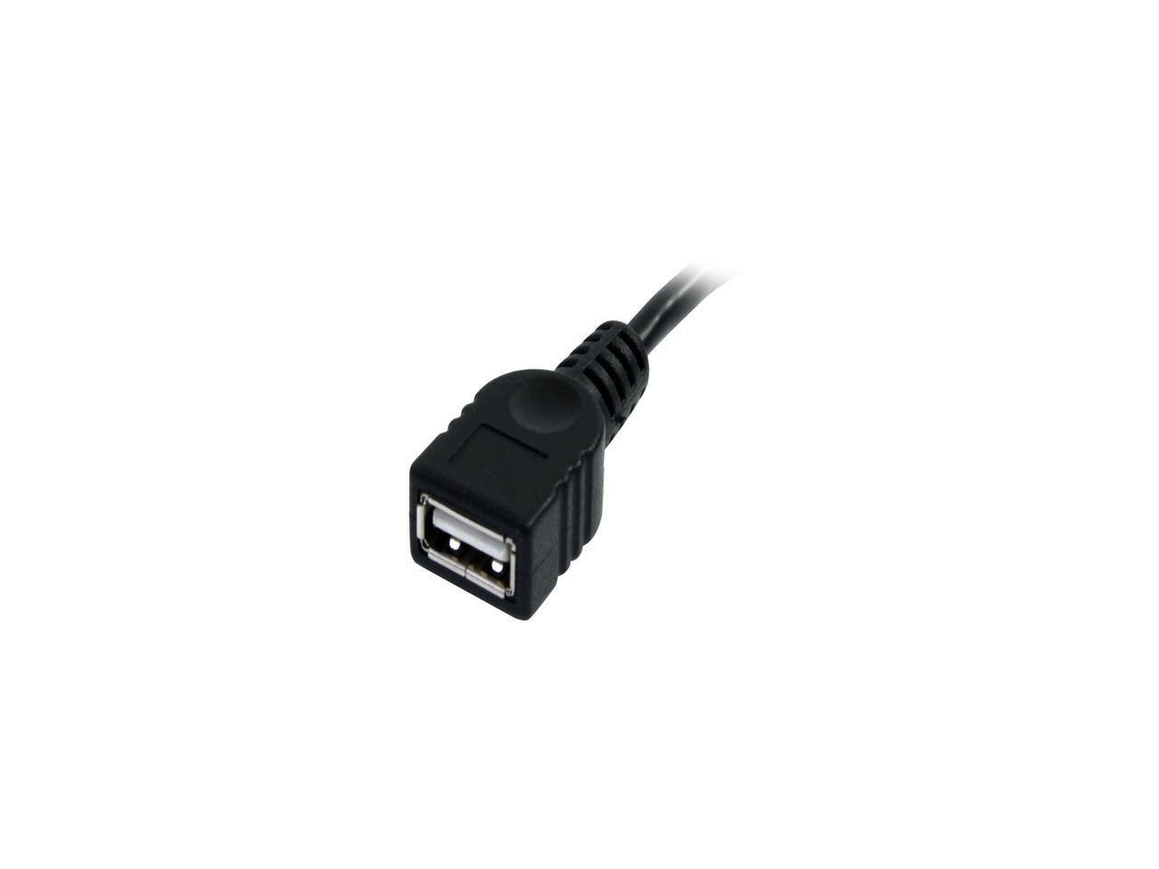 Alt View 2. StarTech.com - StarTech.com USBEXTAA3BK 3ft USB 2.0 A to A Extension Cable - Black.