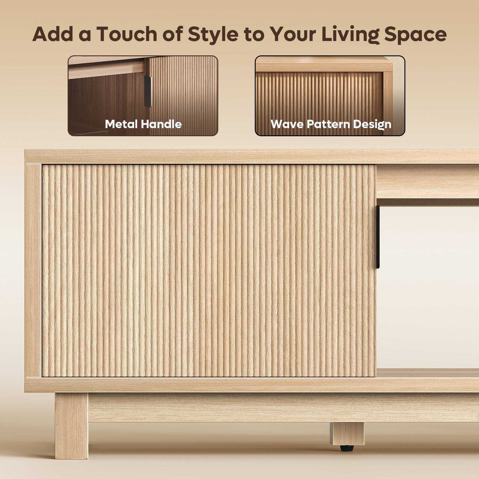 Add a Touch of Style to Your Living Space

Metal Handle

Wave Pattern Design