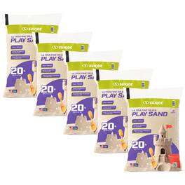 Sun Joe - Ultra Fine Silica Play Sand, Sandboxes & Sensory Tables, 20 lbs, 5 Pack