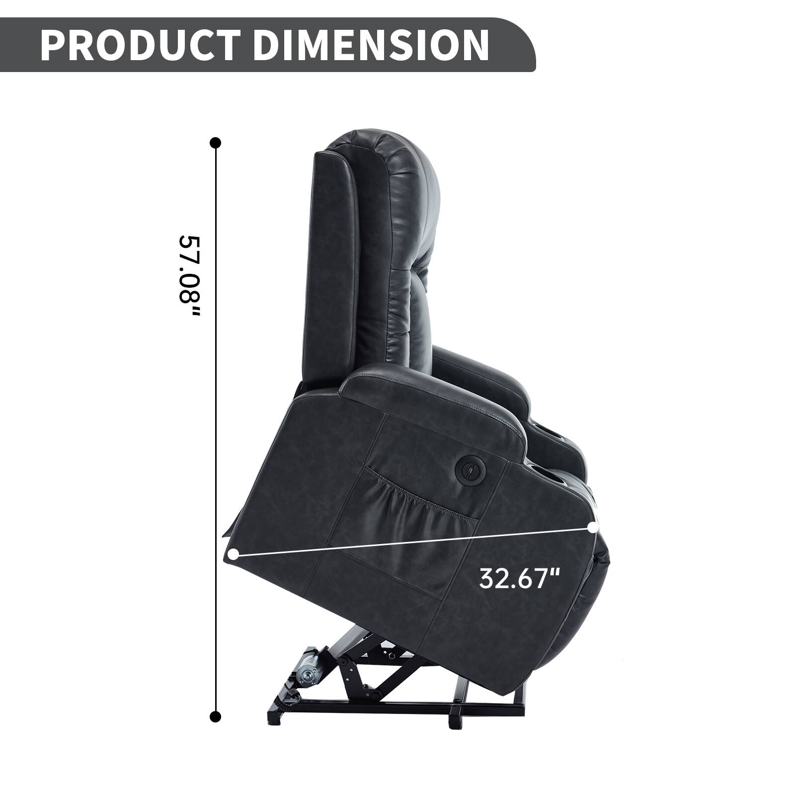 PRODUCT DIMENSION  
57.08" x 32.67"