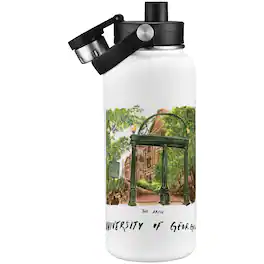 Indigo Falls - Georgia Bulldogs Laura Wilcox Watercolors 34oz. Water Bottle - Multicolor