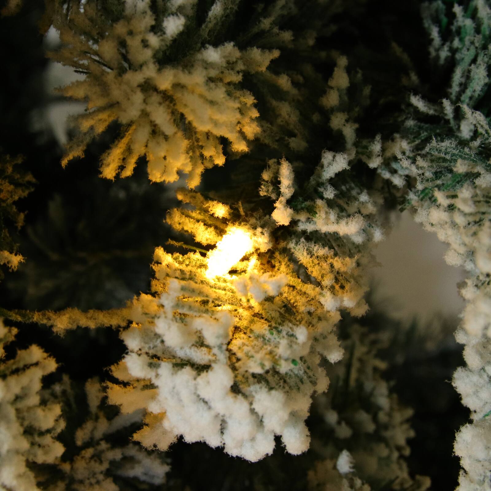 Alt View 5. Spaco - Spaco 6ft Flocking Tied Light 1202 Branches Christmas Tree - Green.