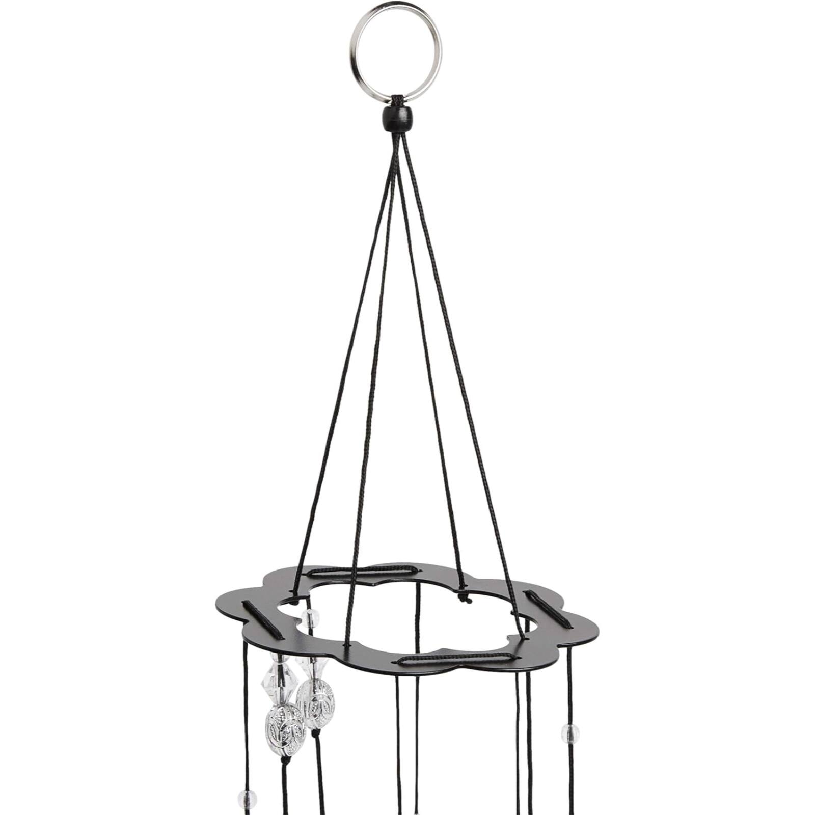 Left. Spoontiques - Spoontiques Skull and Crossbones Metal Wind Chime Outdoor Garden Décor Backyard and Patio Decoration 17 inch.