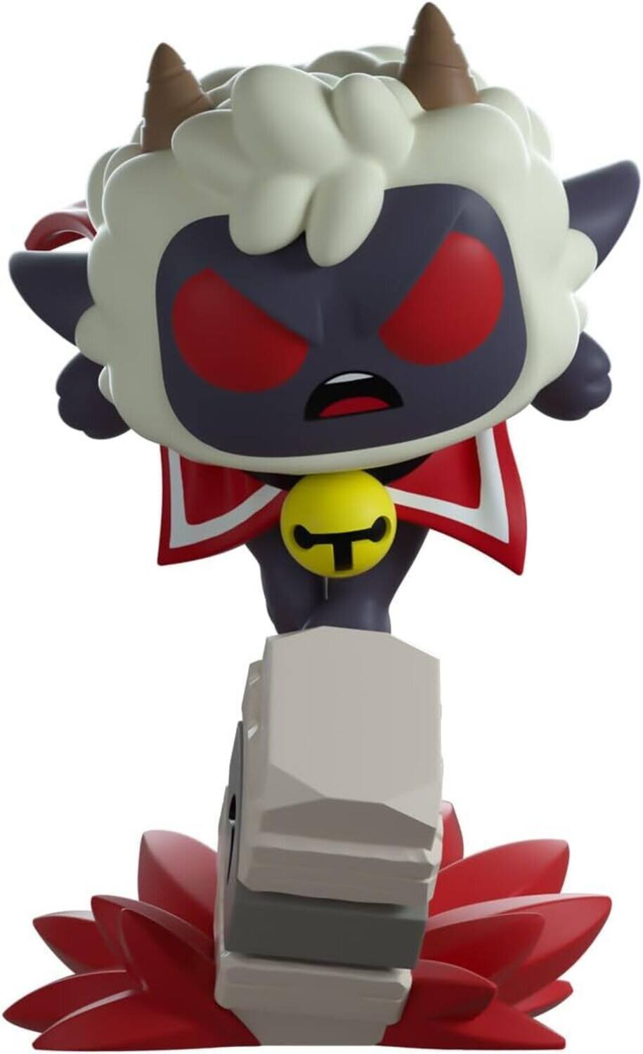 Front. Youtooz - Youtooz - Cult of The Lamb - Attacking Lamb #3   - Collectibles - Multicolor.