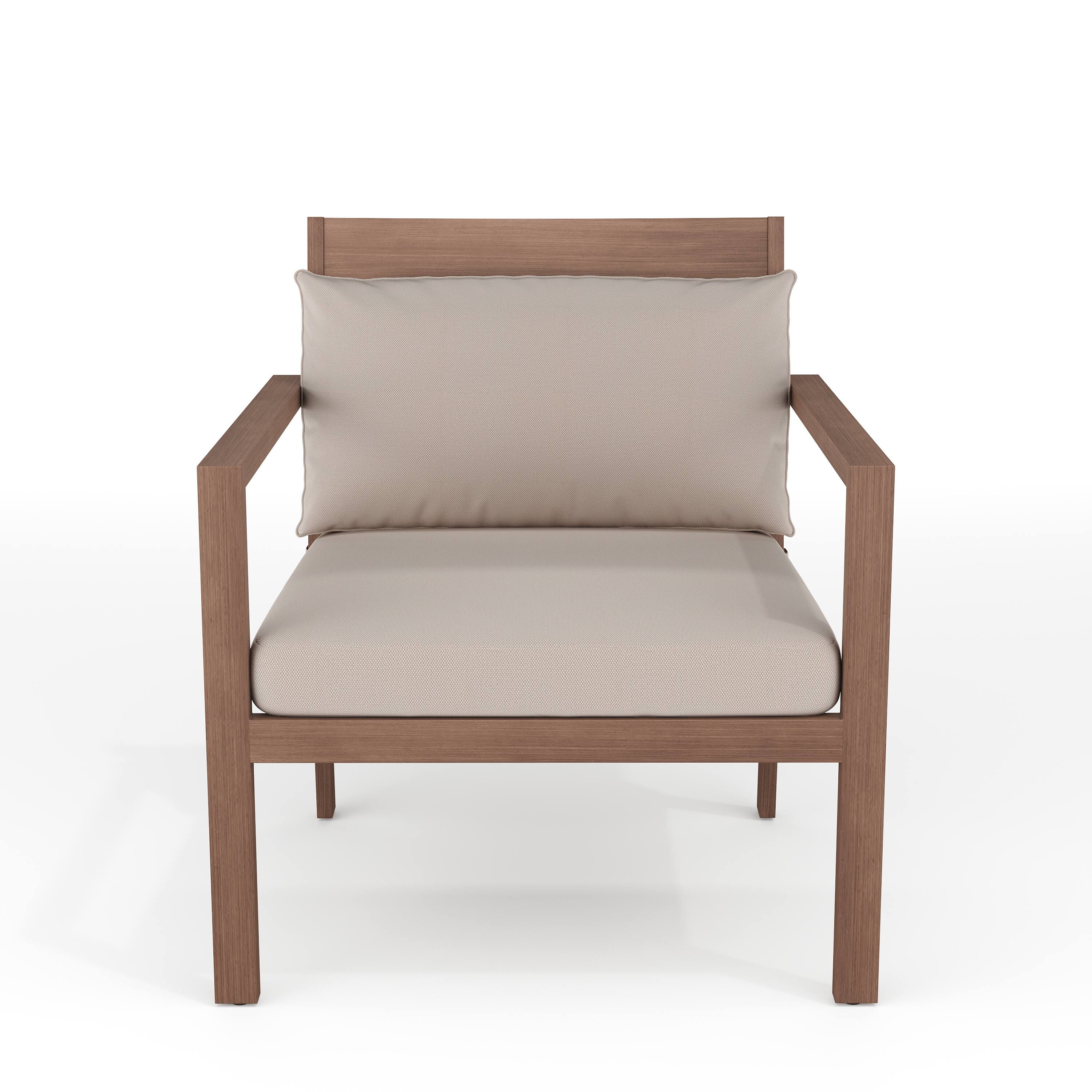 Alt View 9. Martha Stewart - Bedford 2PK All-Weather Patio Accent Chairs with Seat and Lumbar Cushions - Brown.