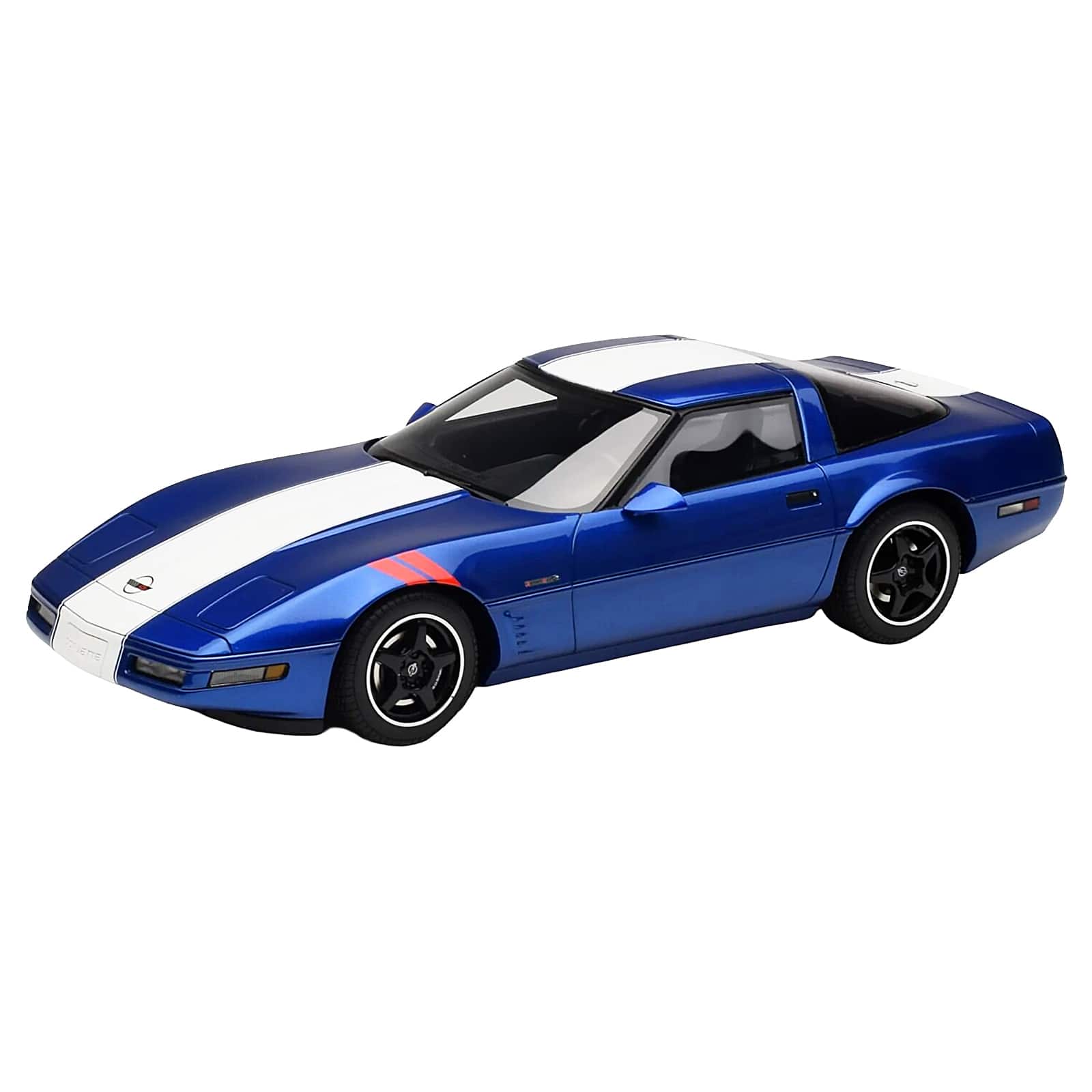 1996 Chevrolet Corvette C4 Grand Sport Blue Metallic with White Stripe 1/18 Model Car by GT Spirit price history on PriceWatchPro