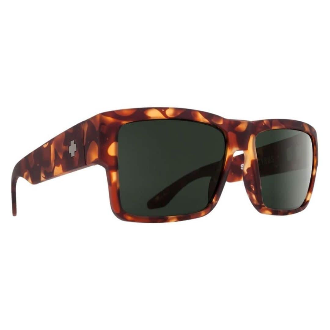 Spy Optic - Cyrus Sunglasses, Soft Matte Camo Tort/Happy Gray/Green, 1.5 mm - Matte Black price history on PriceWatchPro