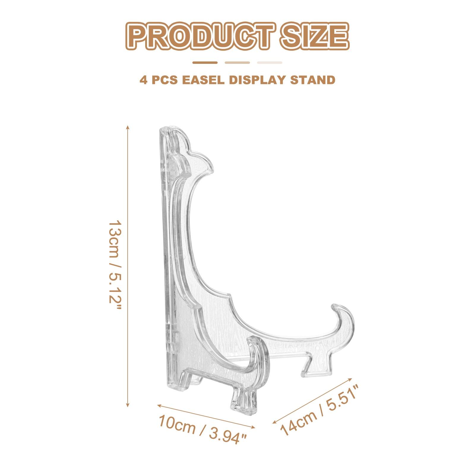 PRODUCT SIZE - 4 PCS EASEL DISPLAY STAND  
13cm / 5.12"  
10cm / 3.94"  
14cm / 5.51"