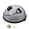 VEVOR - Half Exercise Ball Trainer, 23 inch Balance Ball Trainer, 660lbs Capacity Stability Ball,Yoga Ball with Resistance Bands - Gray
