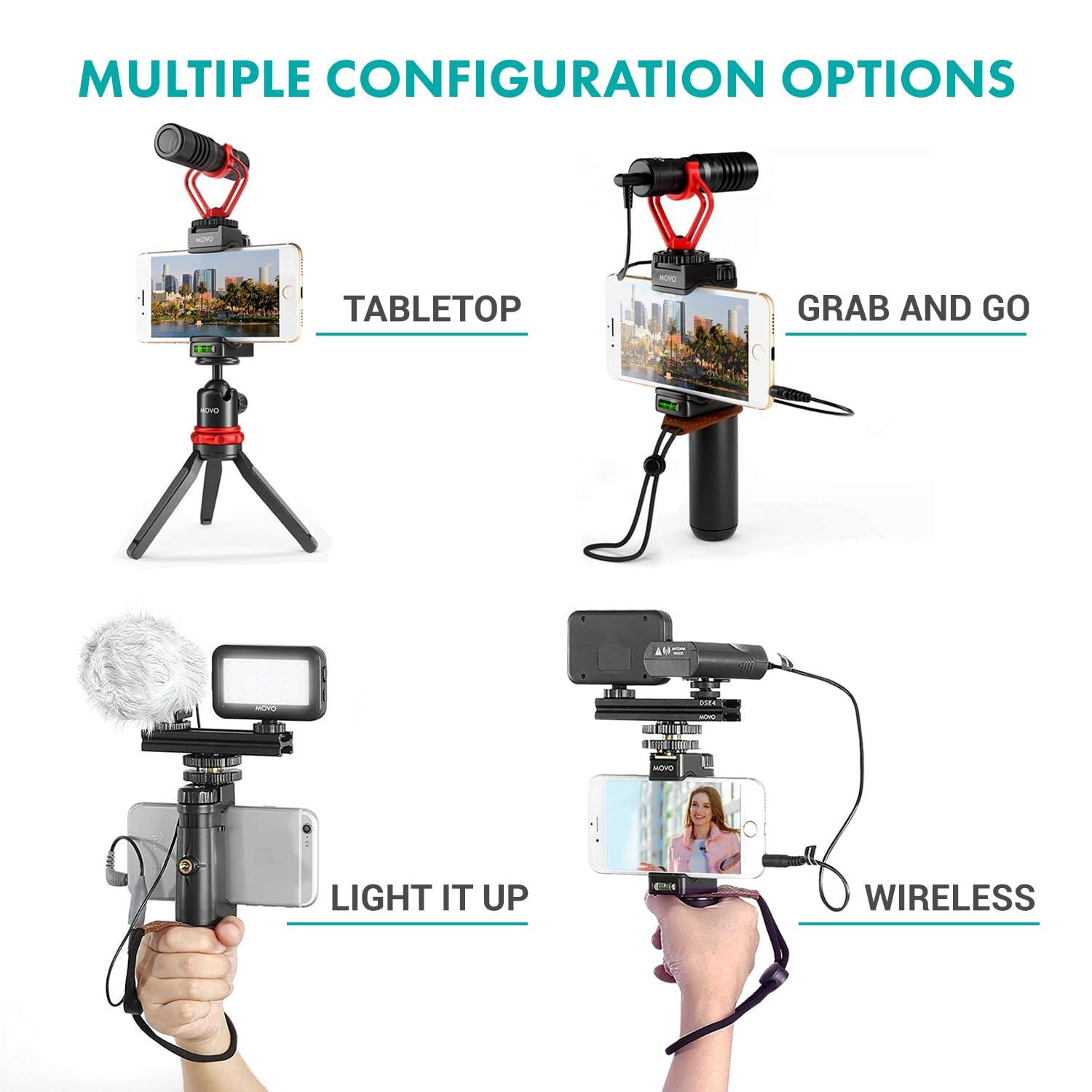 MULTIPLE CONFIGURATION OPTIONS

TABLETOP

GRAB AND GO

LIGHT IT UP

WIRELESS