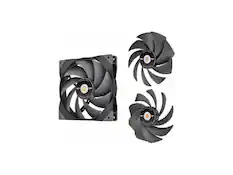 Front. Thermaltake - Thermaltake SWAFAN GT14 Cooling Fan, 3 Detachable Blades, High Pressure/Flow/Reverse (Single) CL-F157-PL14BL-A - Black.