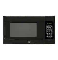 GE - 1.1 Cu. Ft. Countertop Microwave with Convenience Cooking Controls - Black - Front_Zoom