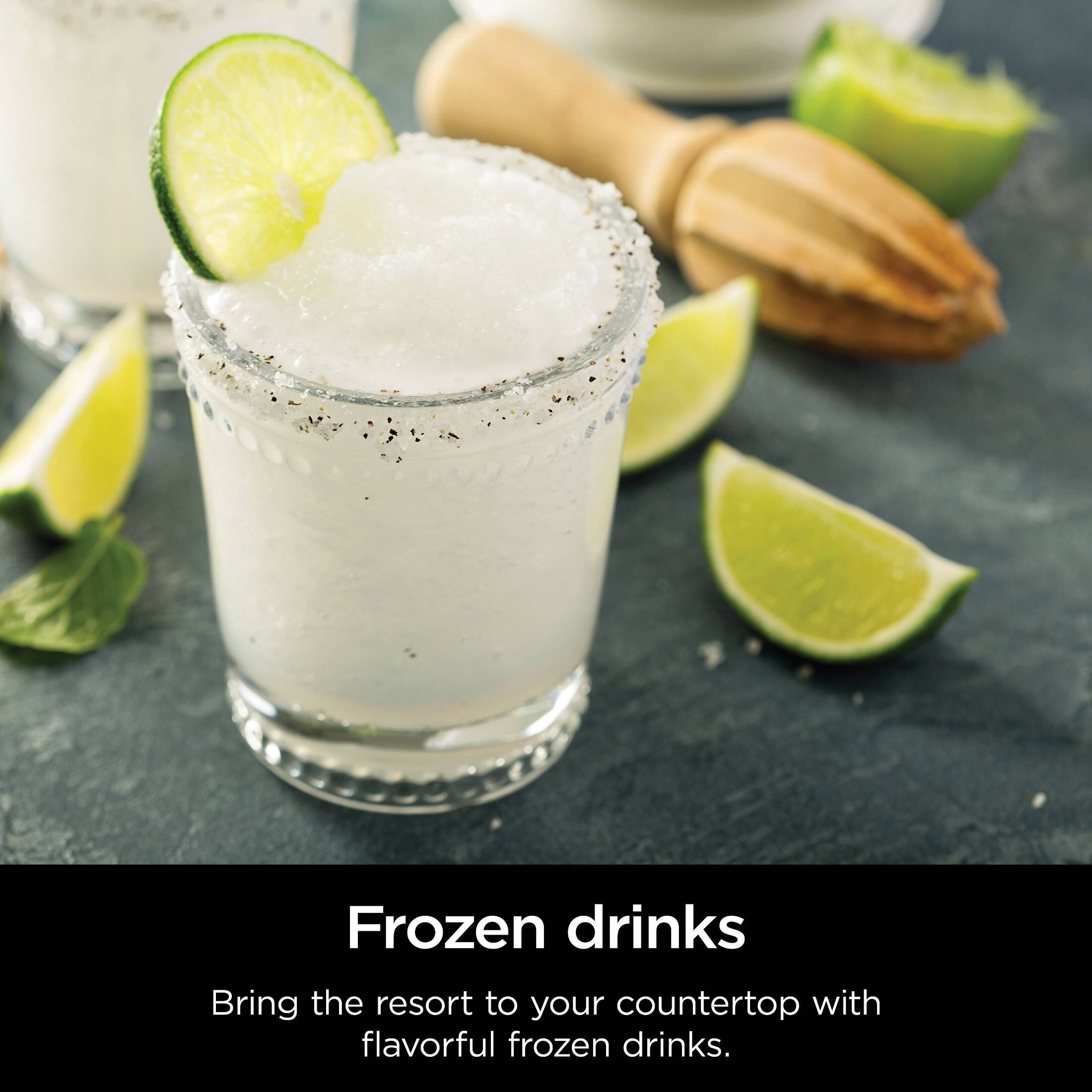 Frozen drinks Bring the resort to your countertop with flavorful frozen drinks.