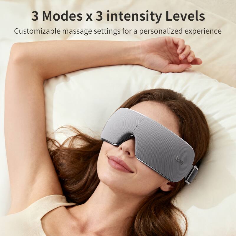 3 Modes x 3 intensity Levels  
Customizable massage settings for a personalized experience