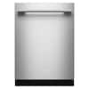Front. KitchenAid - KitchenAid 24" Top Control Built-In Dishwasher with 360 Max Jets Third Rack, Advanced ProDry, Ultra-bright LED Lighting - PrintShield Stainless.