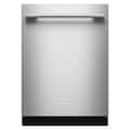 KitchenAid - 24 inch Top Control Built-In Dishwasher with 360 Max Jets Third Rack and Advanced ProDry System, 44 dBA - Stainless Steel