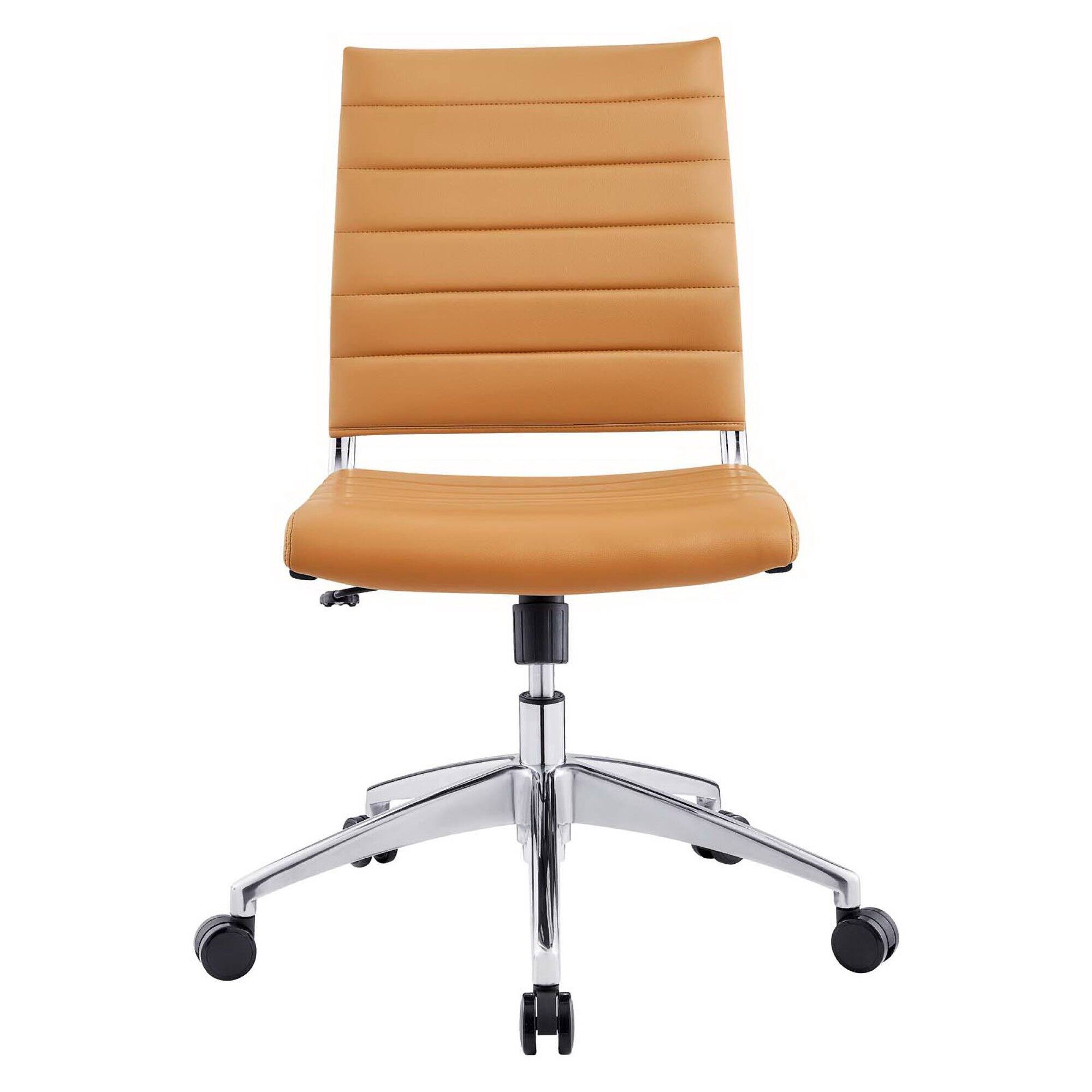 Alt View 1. Modway - Jive Armless Mid Back Office Chair by Modway - Brown.